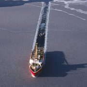 ship in the Arctic ice